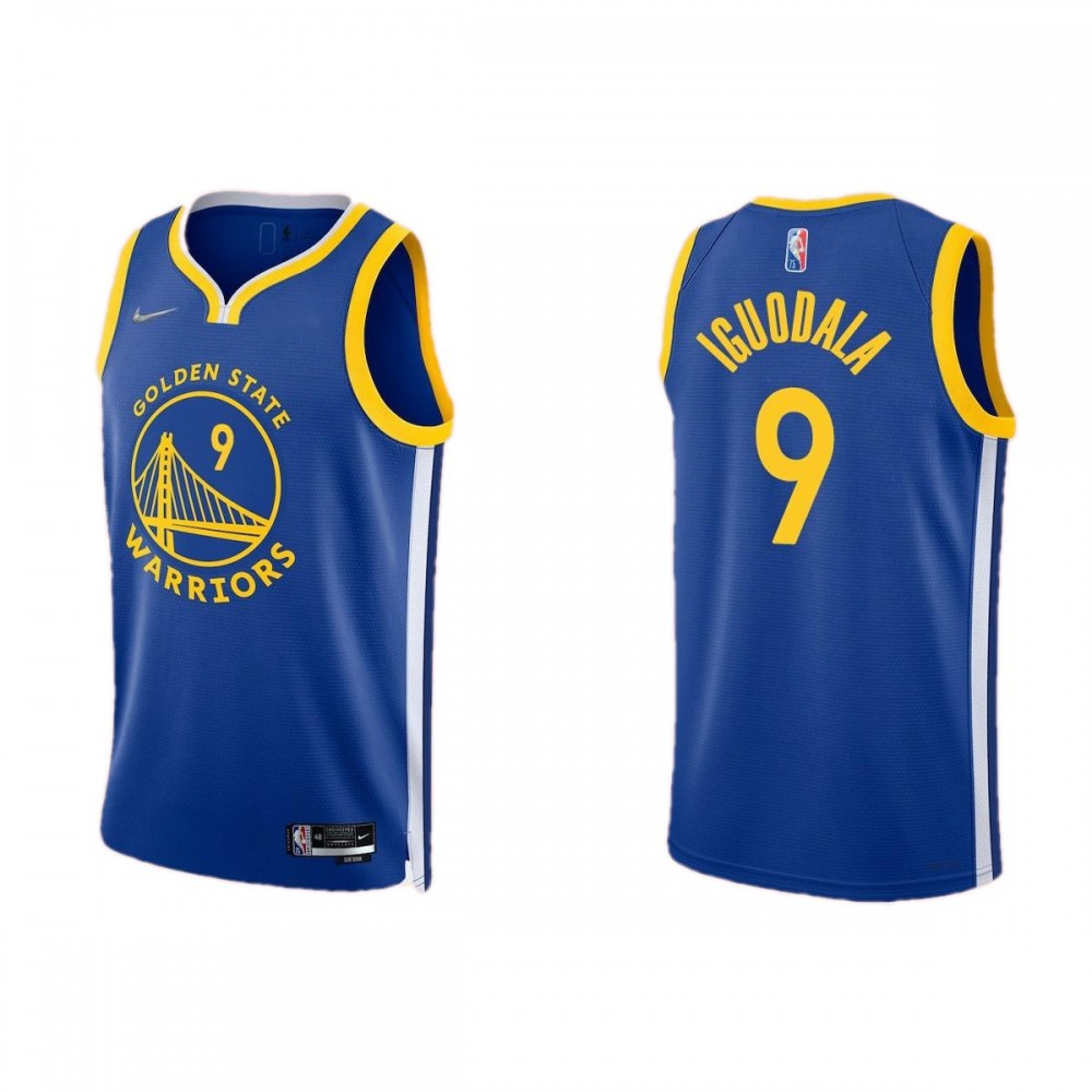 Men's Golden State Warriors Andre Iguodala #9 Royal 2021/22 Swingman Jersey - Icon Edition-Pro Kit Vault | Brand New 26/27 Sports Jerseys